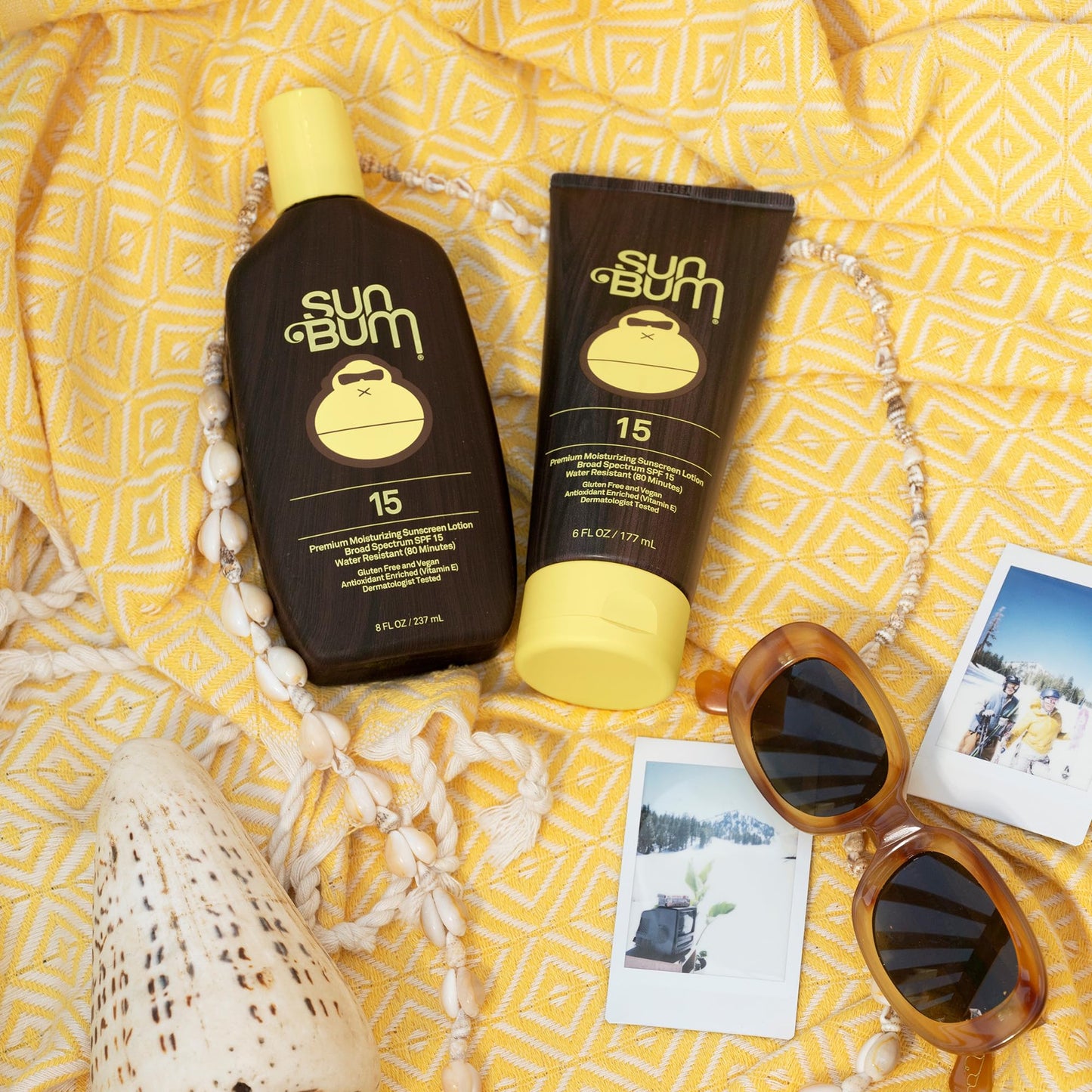 Sun Bum Original SPF 15 Sunscreen Body Lotion - Broad Spectrum Moisturizing Sunscreen with Vitamin E - Hawaii 104 Act Compliant (Made without Beauty & Personal Care Sun Bum