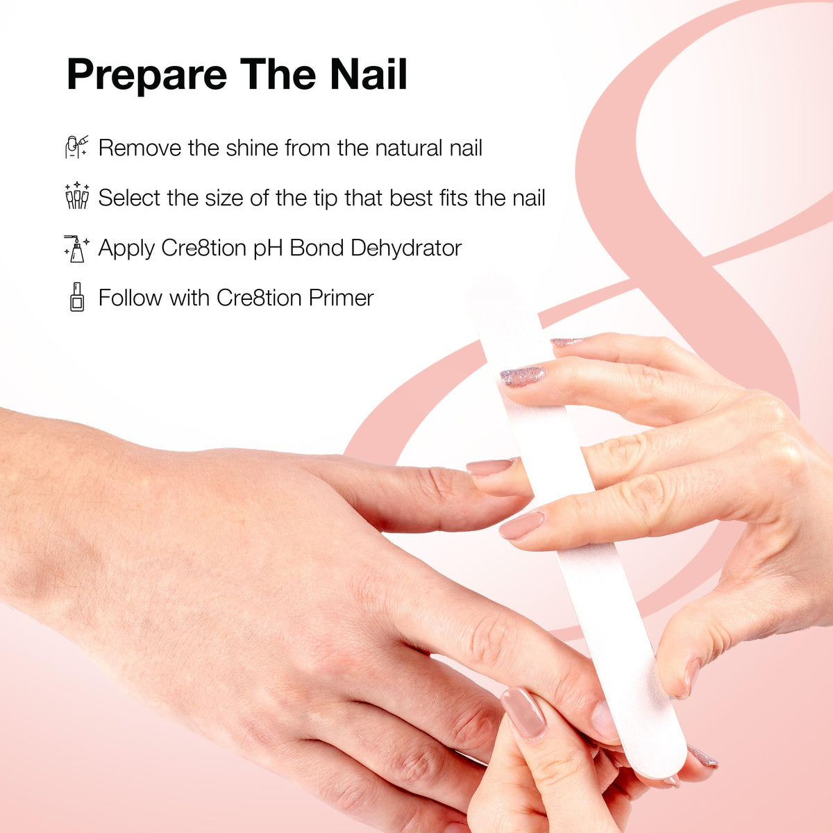 Cre8tion Soft Gel Nail Tips, Short Almond Shape, 602 Tips in 14 Sizes