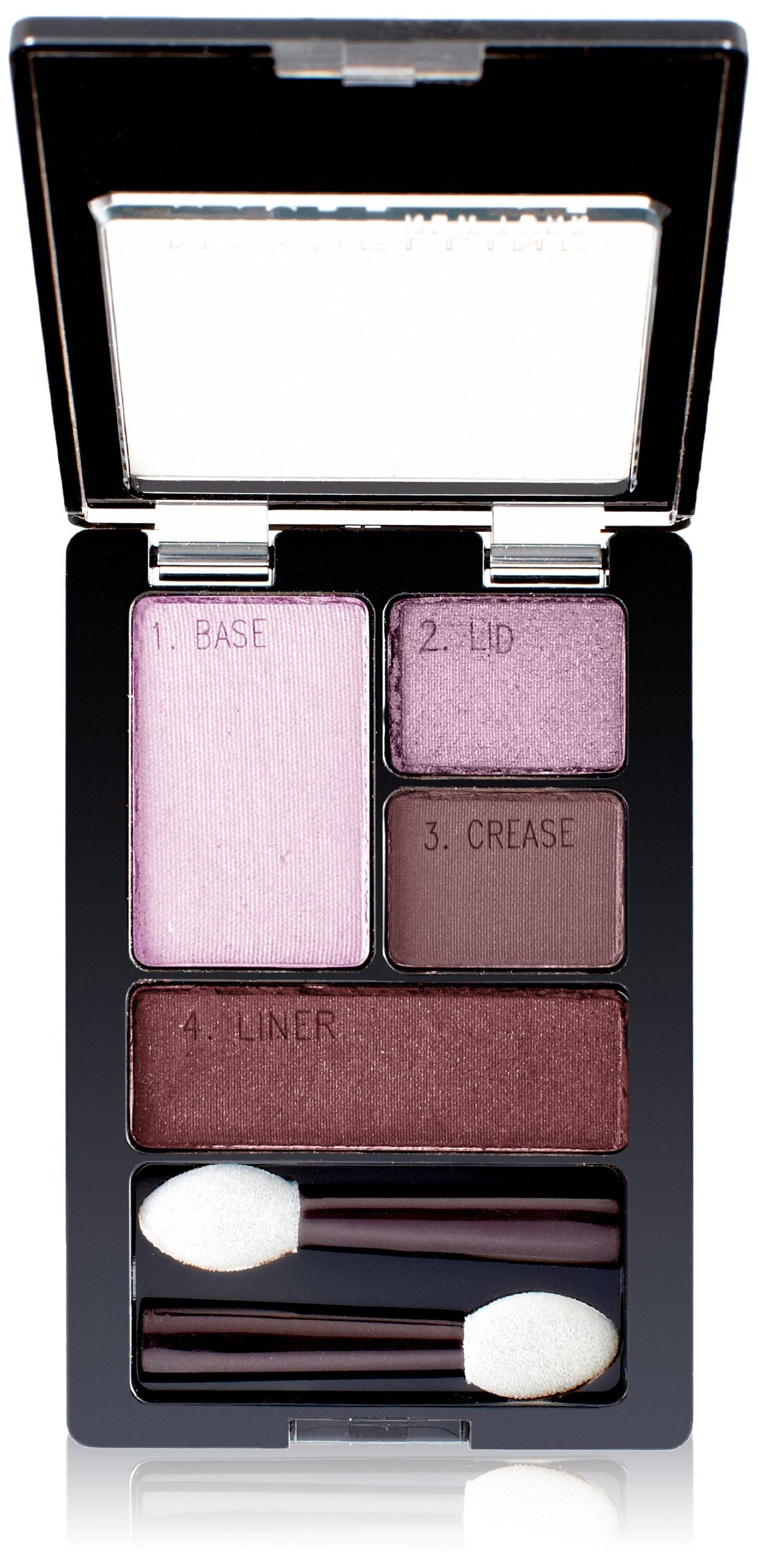 Maybelline Expert Wear Eyeshadow Quads, Lavender Smokes, 0.17 oz.