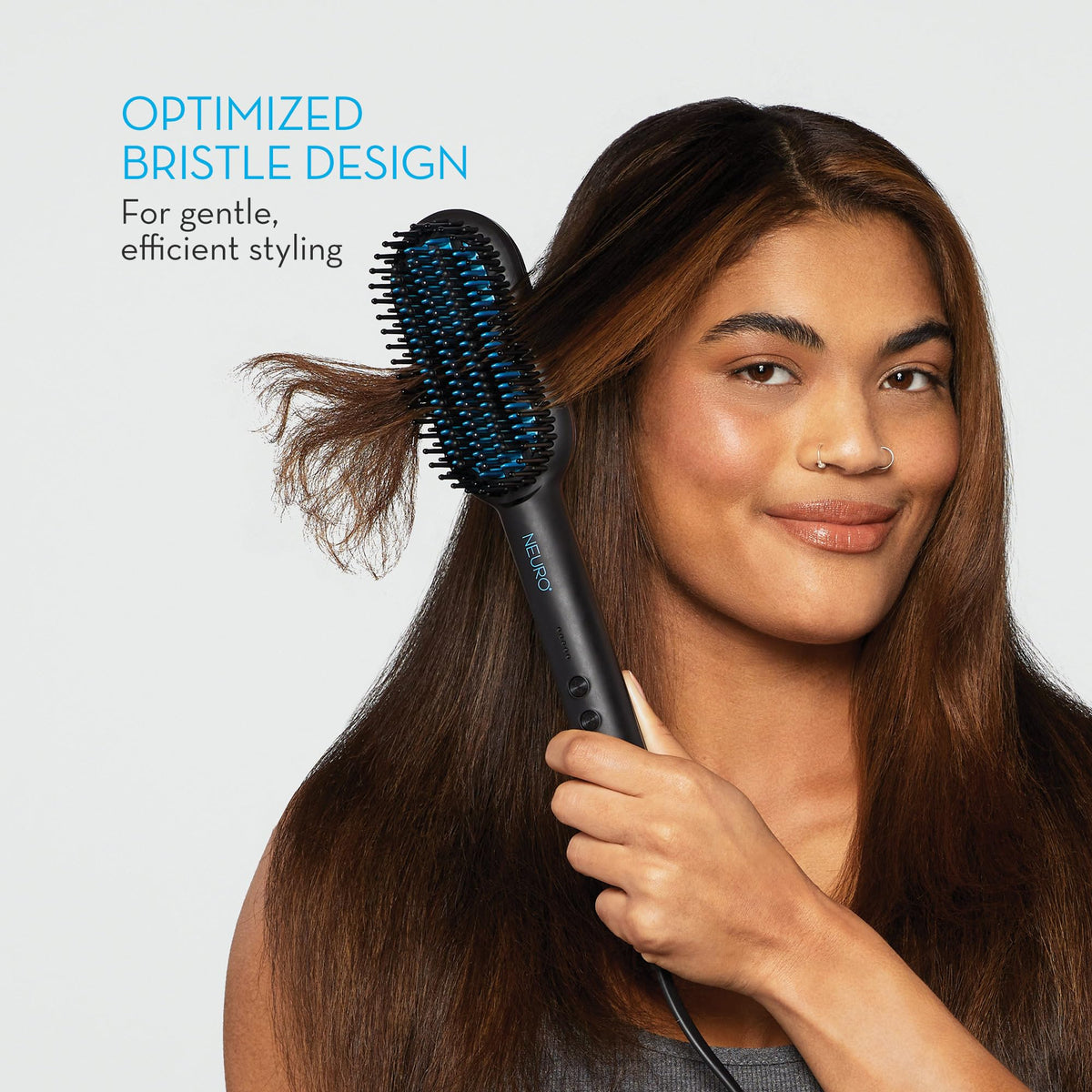 Neuro by Paul Mitchell Sleek Smoothing Hot Brush, Multiple Heat Settings for One-Step Detangling + Straightening Beauty & Personal Care Neuro