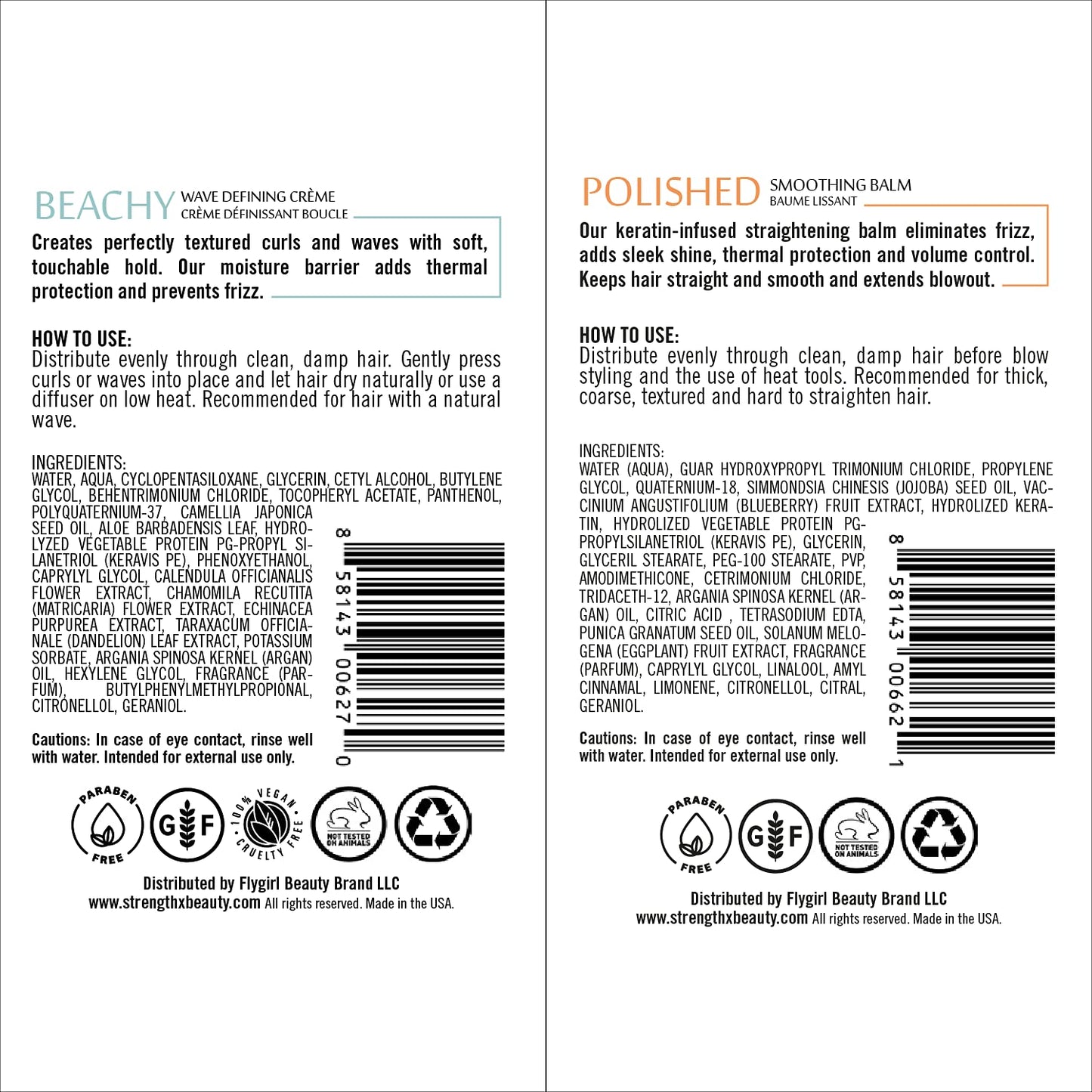 Strength x Beauty 4 Pc. Beachy Kit | Thick, Coarse or Curly Hair Beauty & Personal Care Strength x Beauty