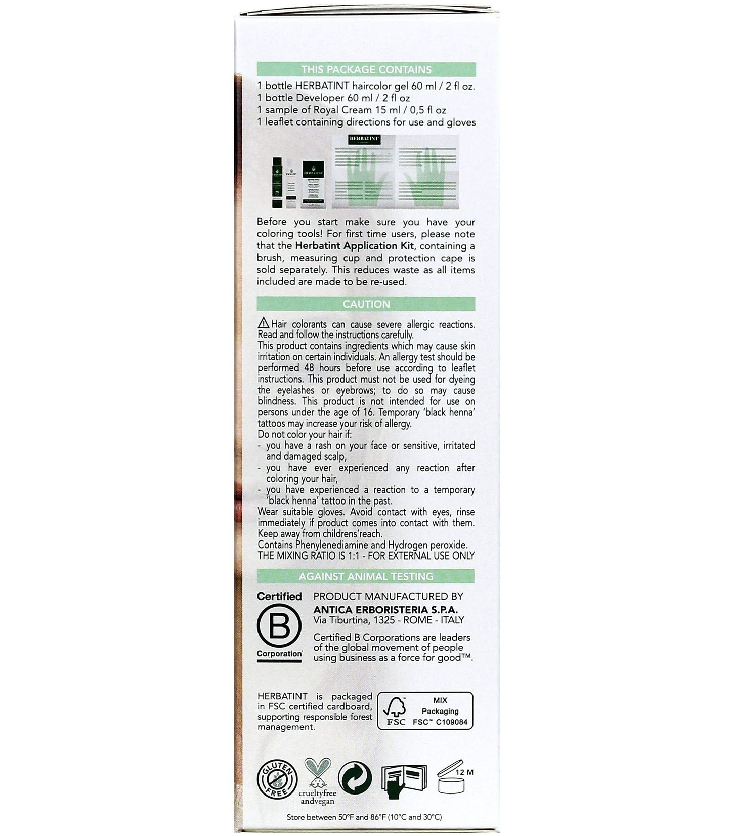 Herbatint 8R Light Copper Blonde Permanent Hair Colour, 4 OZ Beauty & Personal Care Herbatint