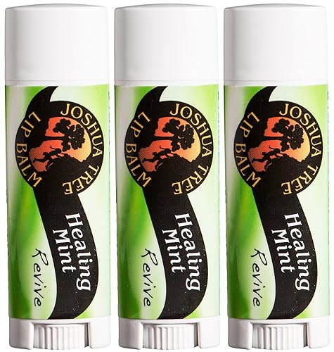 Joshua Tree Healing Mint Revive Organic Lip Balm (Pack of 3) Beauty & Personal Care JOSHUA TREE