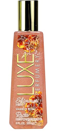 Luxe Perfumery Vanilla Rose Shimmer Mist, 236 mL Beauty & Personal Care Luxe Perfumery