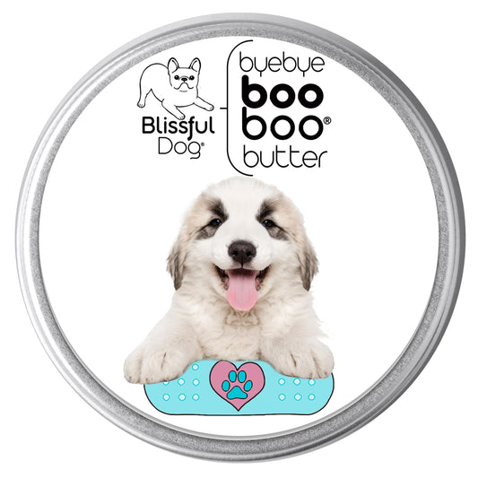 The Blissful Dog 4 oz TIN Great Pyrenees Booboo Butter Beauty and Personal Care The Blissful Dog