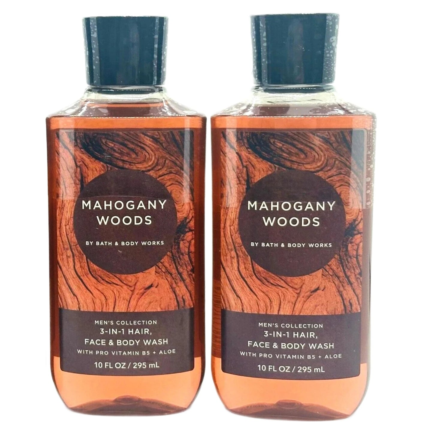 Bath & Body Works 2 in 1 Hair & Body Wash For Men Mahogany Woods (Pack of 2) Beauty & Personal Care Bath & Body Works