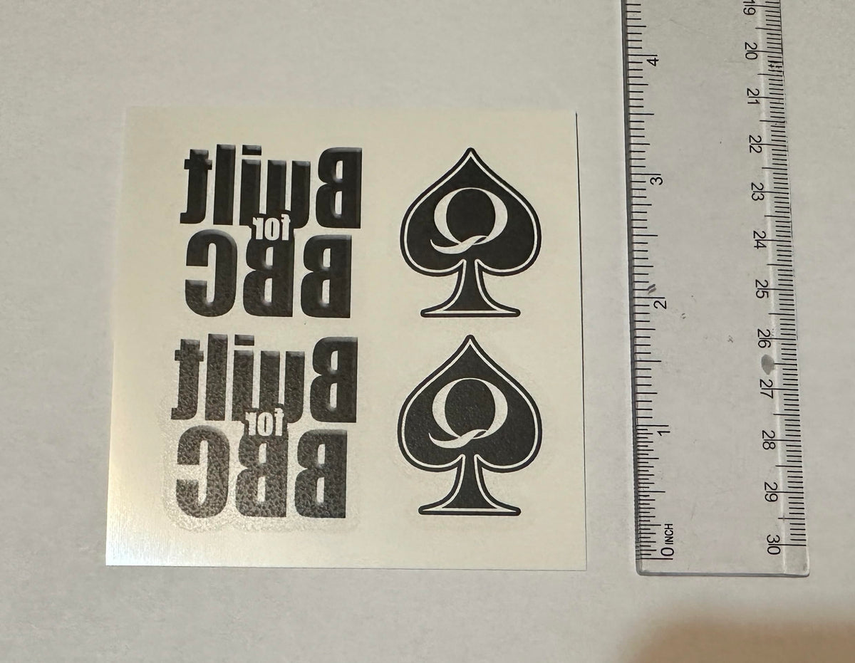 8 Sheets of QoS Related Temporary Tattoo Set with Queen of Spaces BBC Only And More