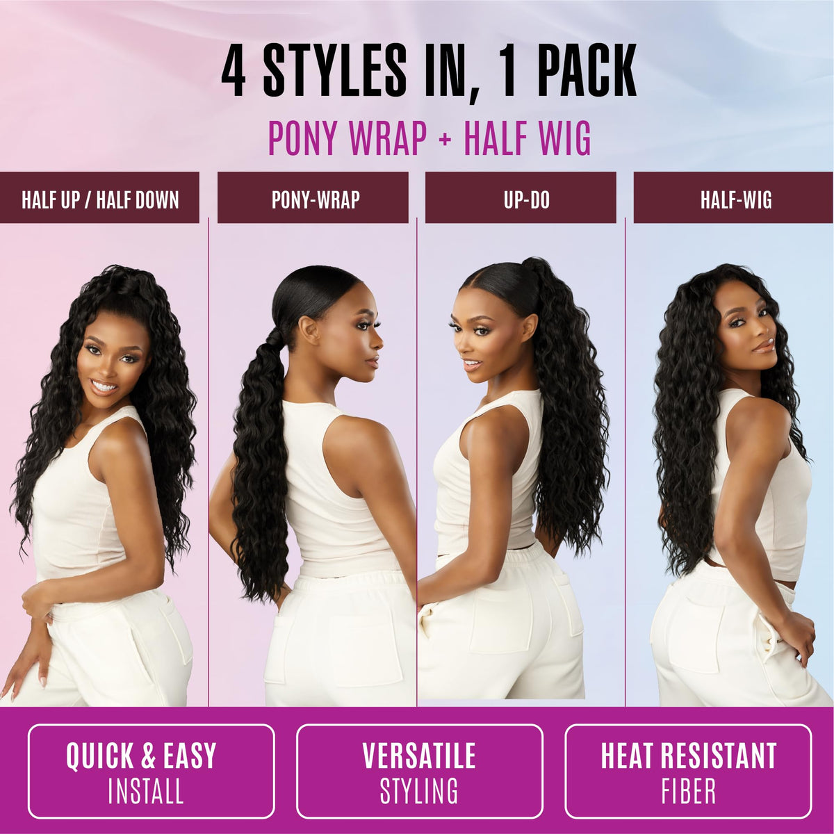 Sensationnel Instant Updown Halfwig Pony-Iud 28, TH2/27613