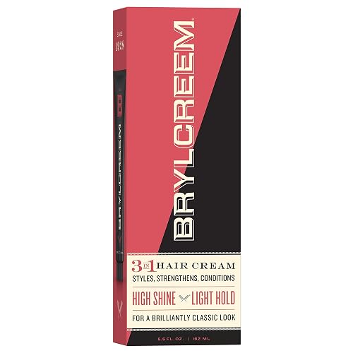 Brylcreem 3-in-1 Original High Shine Men's Hair Cream for Styling, Strengthening, and Conditioning, Alcohol-Free, 5.5 Ounce Beauty & Personal Care Brylcreem