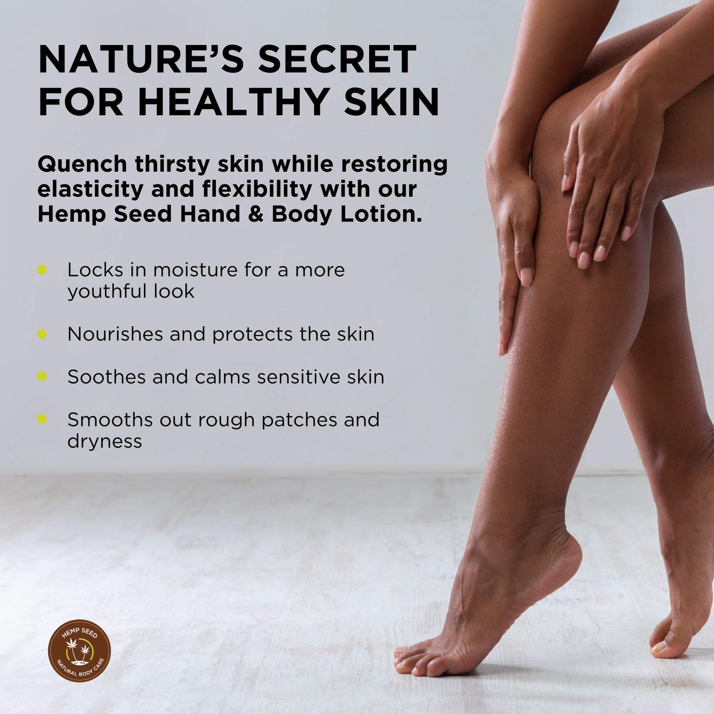 Hemp Seed Hand & Body Lotion, Nag Champa Scent - 7 Fl Oz - Soothe Dry Skin - Argan Oil, Hemp Seed Oil - Light, Non-Greasy Formula - Vegan & Cruelty Beauty & Personal Care Earthly Body