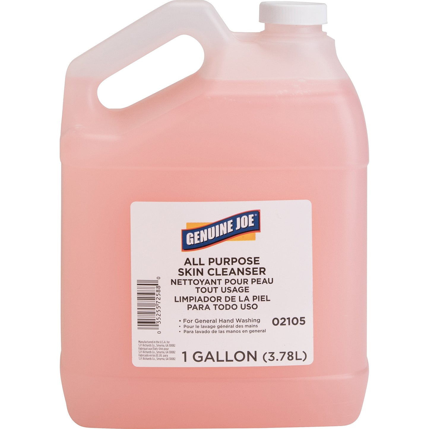 Genuine Joe Liquid Hand Soap with Skin Conditioner, 1 gallon Bottle, Pink Beauty & Personal Care Genuine Joe