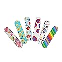 ZMOI (1 Dozen) Colorful Girly Mini Emery Board Nail Files Beauty & Personal Care ZMOI