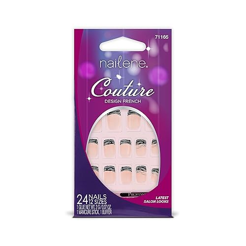 Nailene Nail Couture, Safari, Package of 24 Nails Beauty & Personal Care Nailene