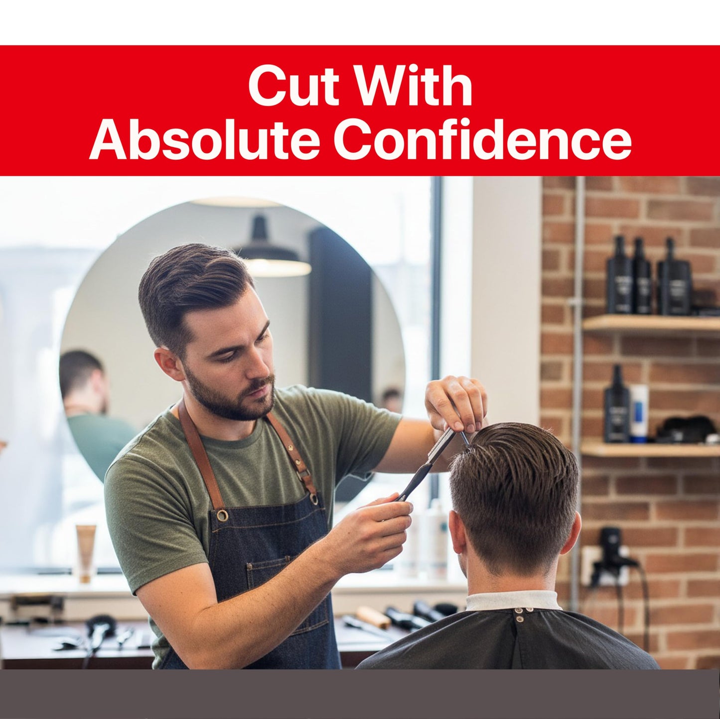 Feather - 7.25-inch Styling Razor Handle - The Professional tool for Hair Cutting, Thinning, Layering, Texturizing and Feathering - The # 1 Stylist Beauty and Personal Care Feather