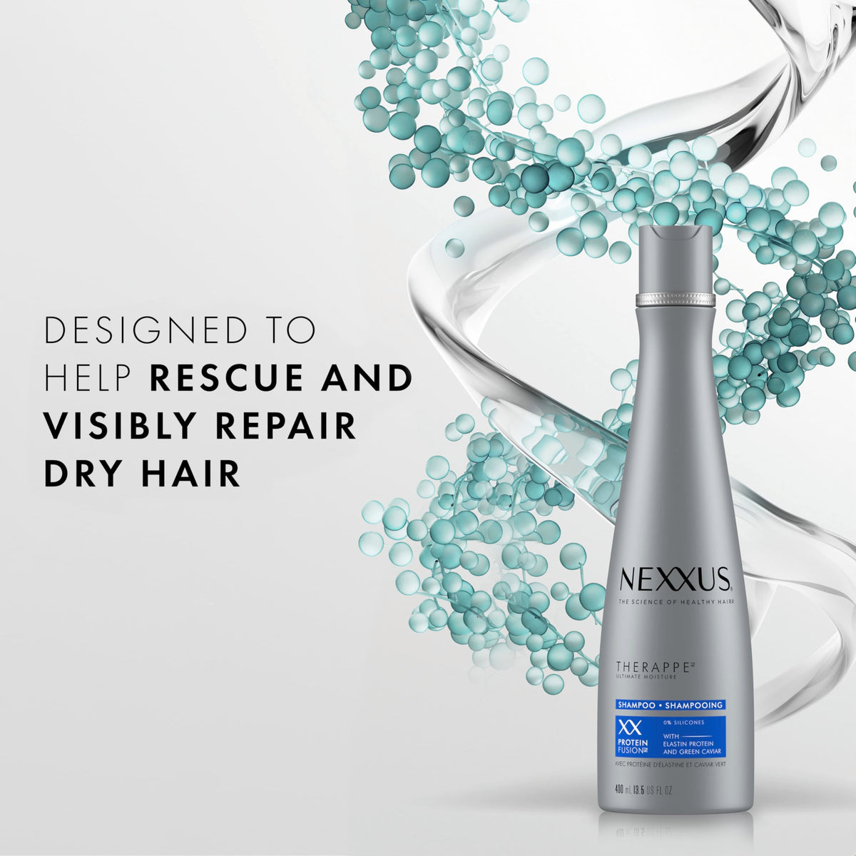 Nexxus Therappe Shampoo Ultimate Moisture For Dry Hair Silicone-Free 13.5 oz Beauty & Personal Care Nexxus