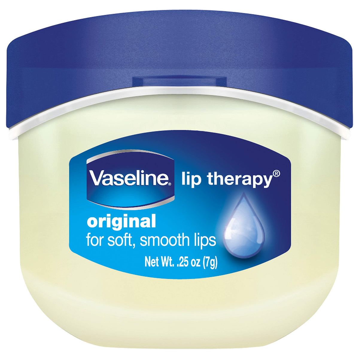 Vaseline Lip Therapy For Dry Chapped Lips Original Mini Hydrating Balm, 0.25 oz Beauty & Personal Care Vaseline