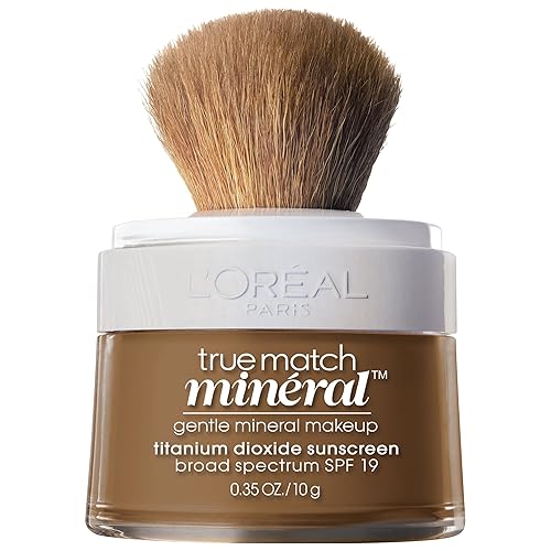 L’Oréal Paris True Match Loose Powder Mineral Foundation Makeup, Soft Sable, 0.35 oz. Beauty & Personal Care L'Oreal Paris