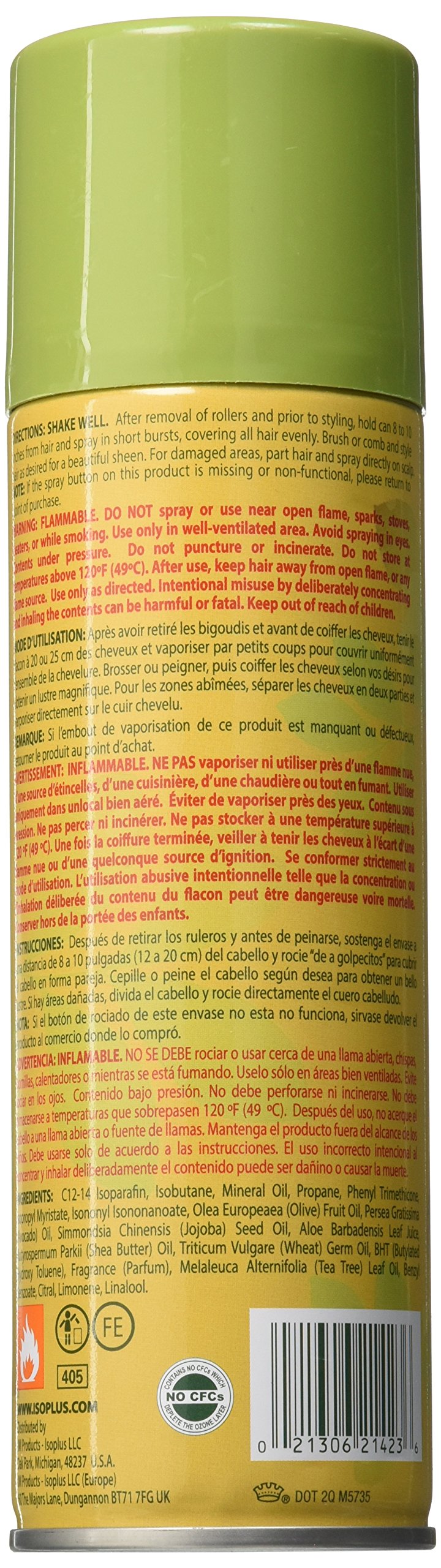 Isoplus Natural Remedy Tea Tree & Aloe Oil Sheen Conditioning Hair Spray, 7 Oz Beauty & Personal Care Isoplus