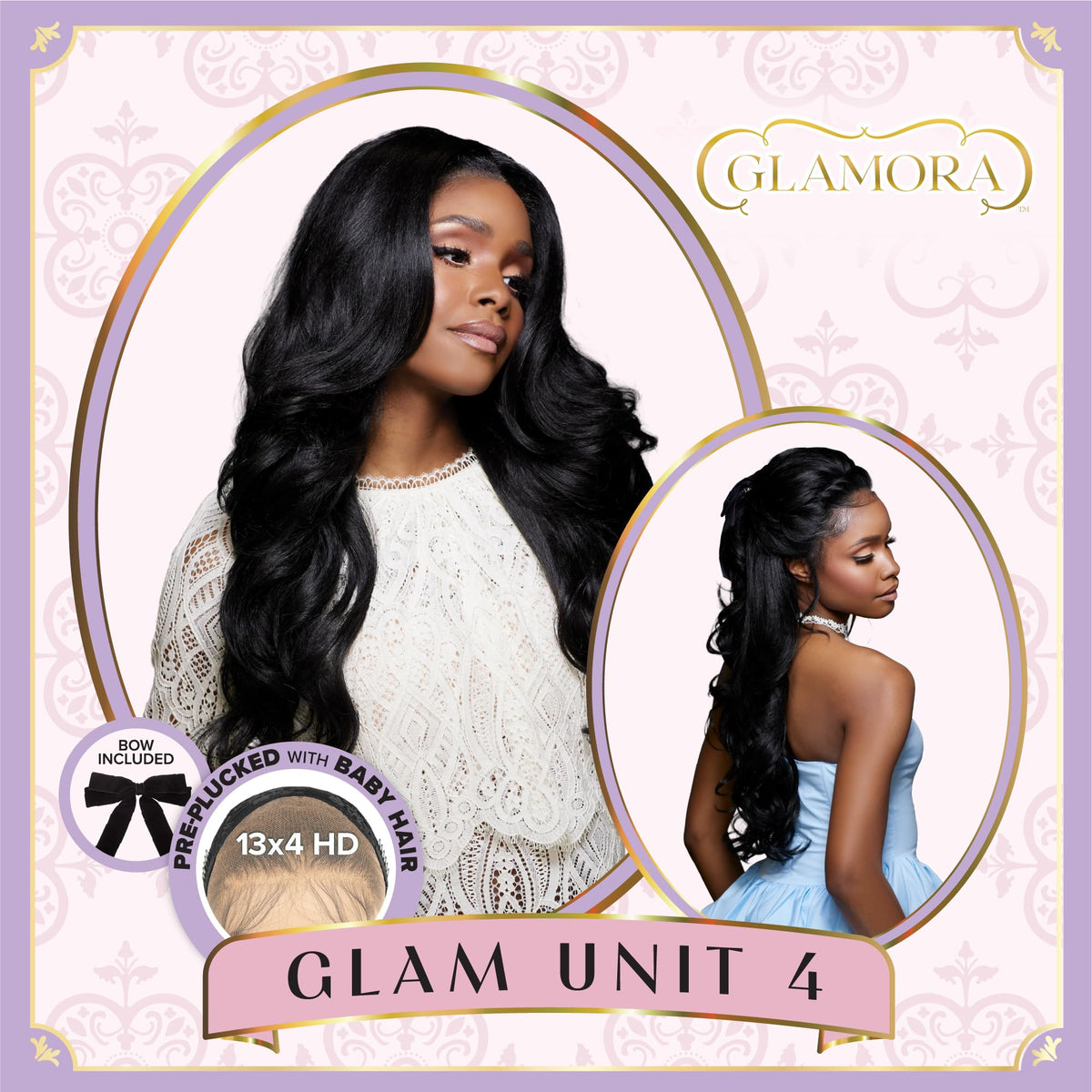 Sensationnel Glamora Lace Front Wig-Glam Unit 4, 2 DARKBROWN