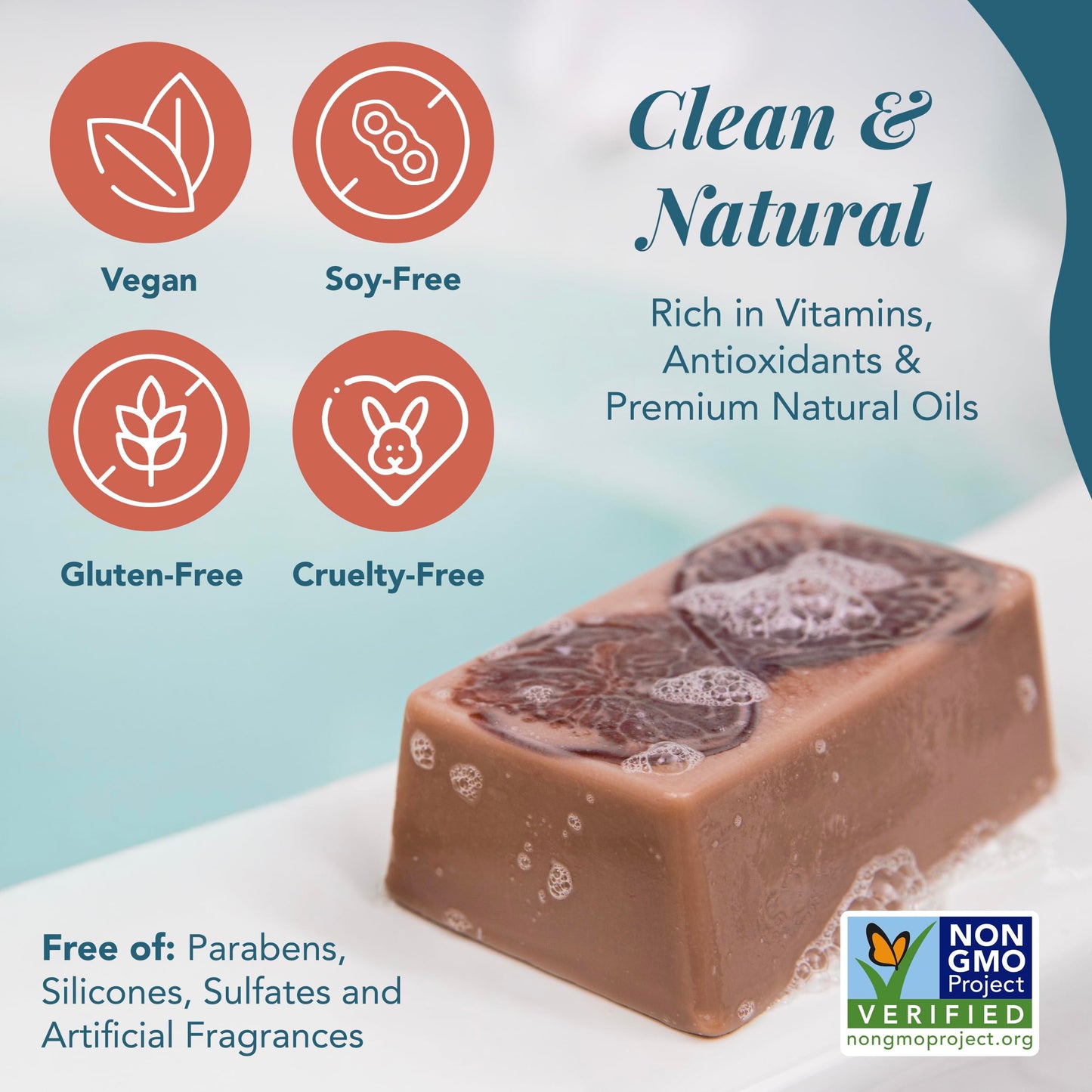 Saavy Naturals Handmade Soap Bar, Moisturizing Formula Vegan Soap, Organic Bath Soaps Bars for Women, Creamy Lather Soaps Gift Sets for Women, 5 Oz, 2 Beauty & Personal Care Saavy Naturals