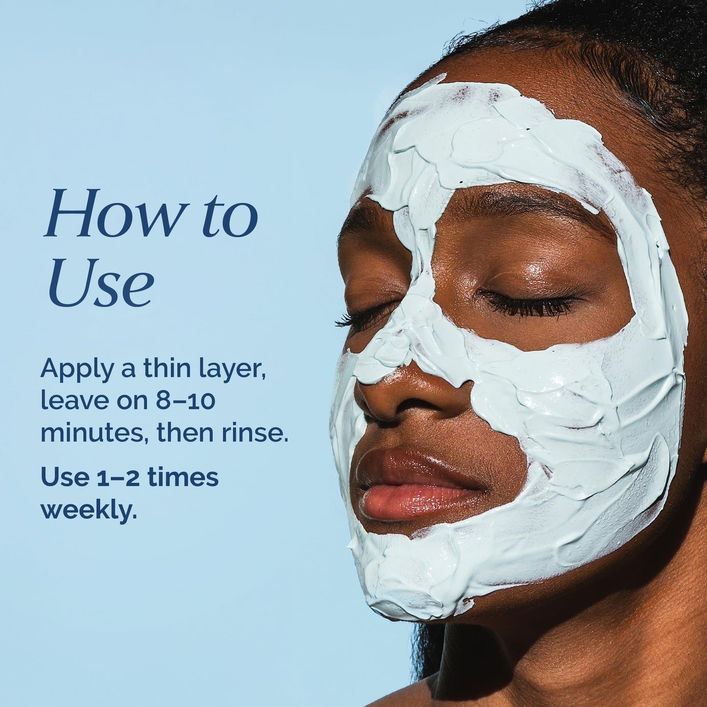 Deep Pore Exfoliating Face Mask with Blue Sea Kale Grapefruit - for Blackheads, Dead Skin Removal, Clarifying & Hydrating - Vegan & Clean Skincare Beauty & Personal Care VITAMINS AND SEA BEAUTY
