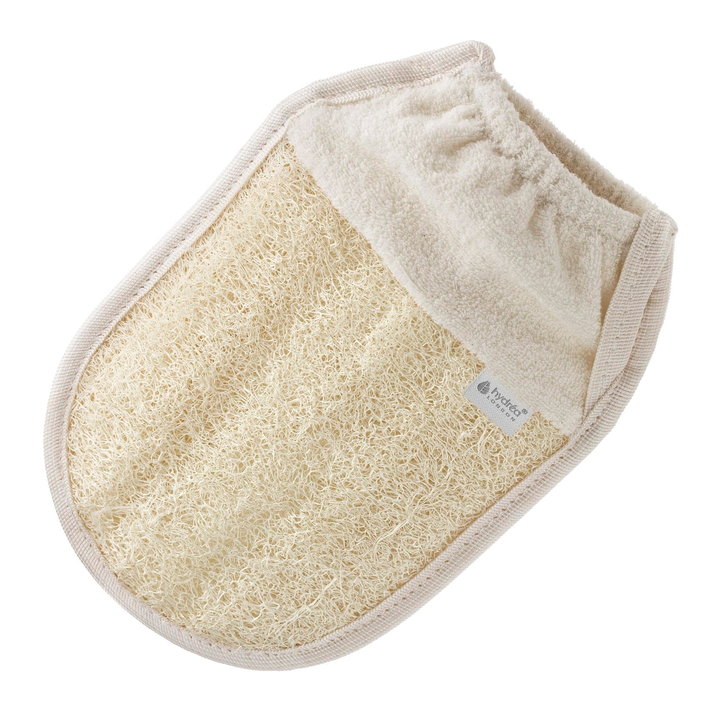 Hydrea London Exfoliating Glove - Organic Egyptian Shower Loofah & Dual-Sided Face Glove Exfoliator - Body Scrubber for Men & Women, Dead Skin Cell Beauty & Personal Care Hydrea London