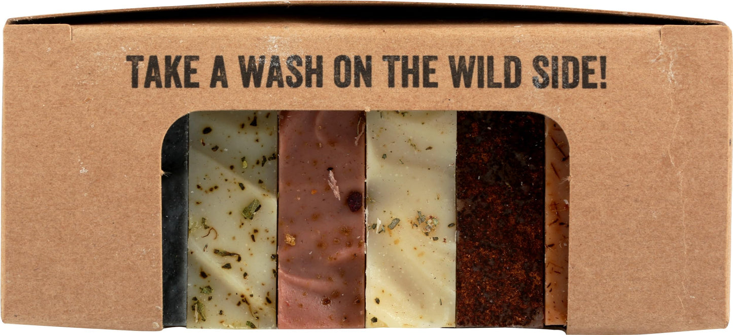 A Wild Soap Bar Wild Soap Sampler Gift Set, 8 Small All Natural Bar Soaps with Organic Ingredients, for Guests or Travel, Handmade Beauty & Personal Care A Wild Soap Bar
