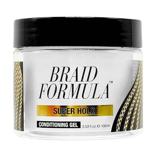 EBIN NEW YORK Braid Formula Conditioning Gel, Super Hold, 3.53 Oz | Great for Braiding, Twisting, Edges, No Residue, No Flaking, Strong Hold, High Beauty & Personal Care EBIN NEW YORK