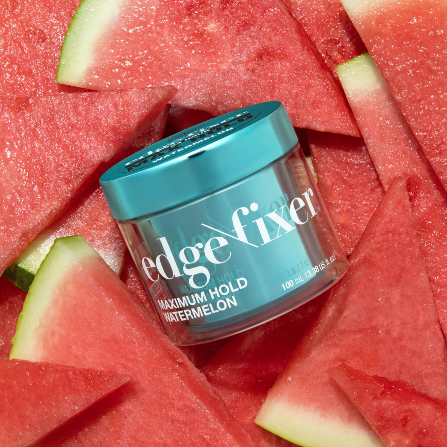 KISS COLORS & CARE Maximum Hold Edge Fixer, Non-Greasy Gel Formula Infused With Biotin B7, 24 Hour Hold, ‘Watermelon’ Scented, 3.38 Fl. Oz. (100 ml) Beauty & Personal Care KISS COLORS & CARE