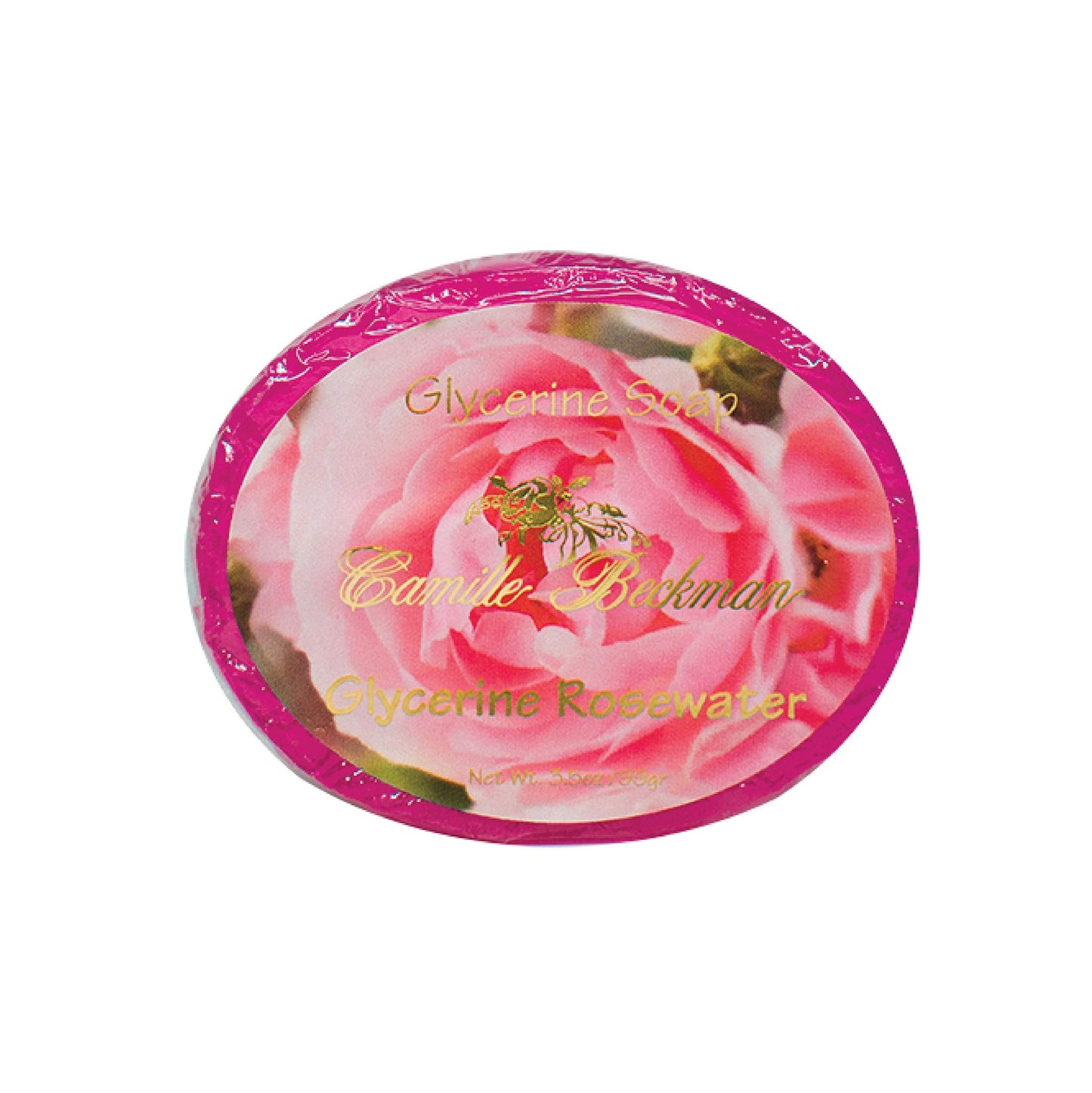 Camille Beckman Glycerine Rosewater Scented Glycerine Bar Soap for Hands, Face and Body, 3 Bars at 3.5 Ounces Each Beauty & Personal Care Camille Beckman