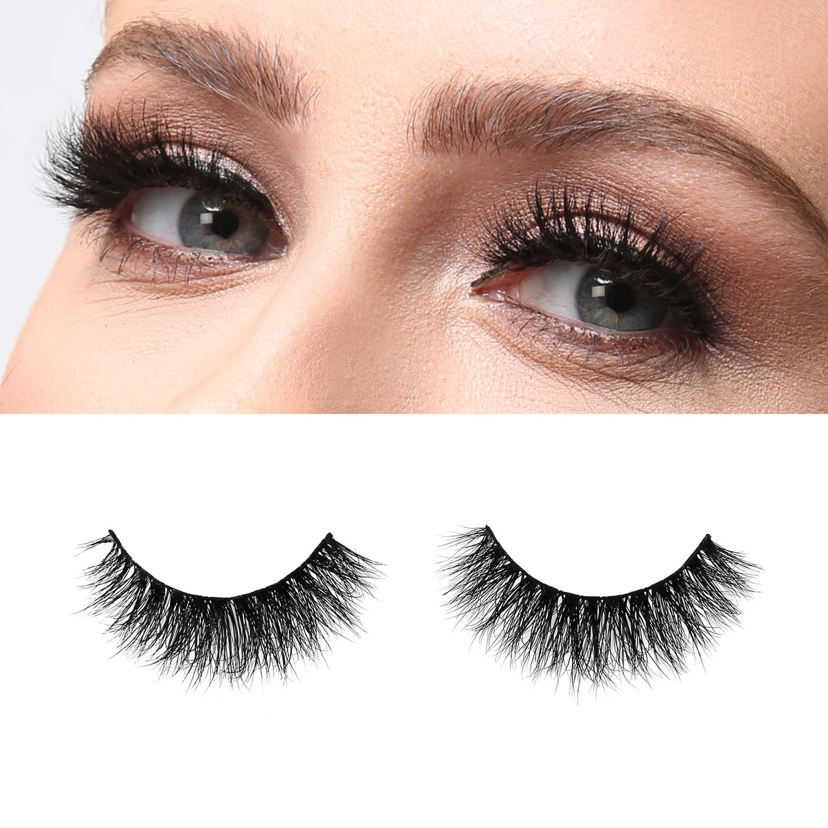 Laflare 3D NY Mink Eyelashes, 100% Real Mink Hair Lashes, Luxury Makeup, Natural, Light, Trendy, Variety, Reusable, Multi layered Real Mink Hair