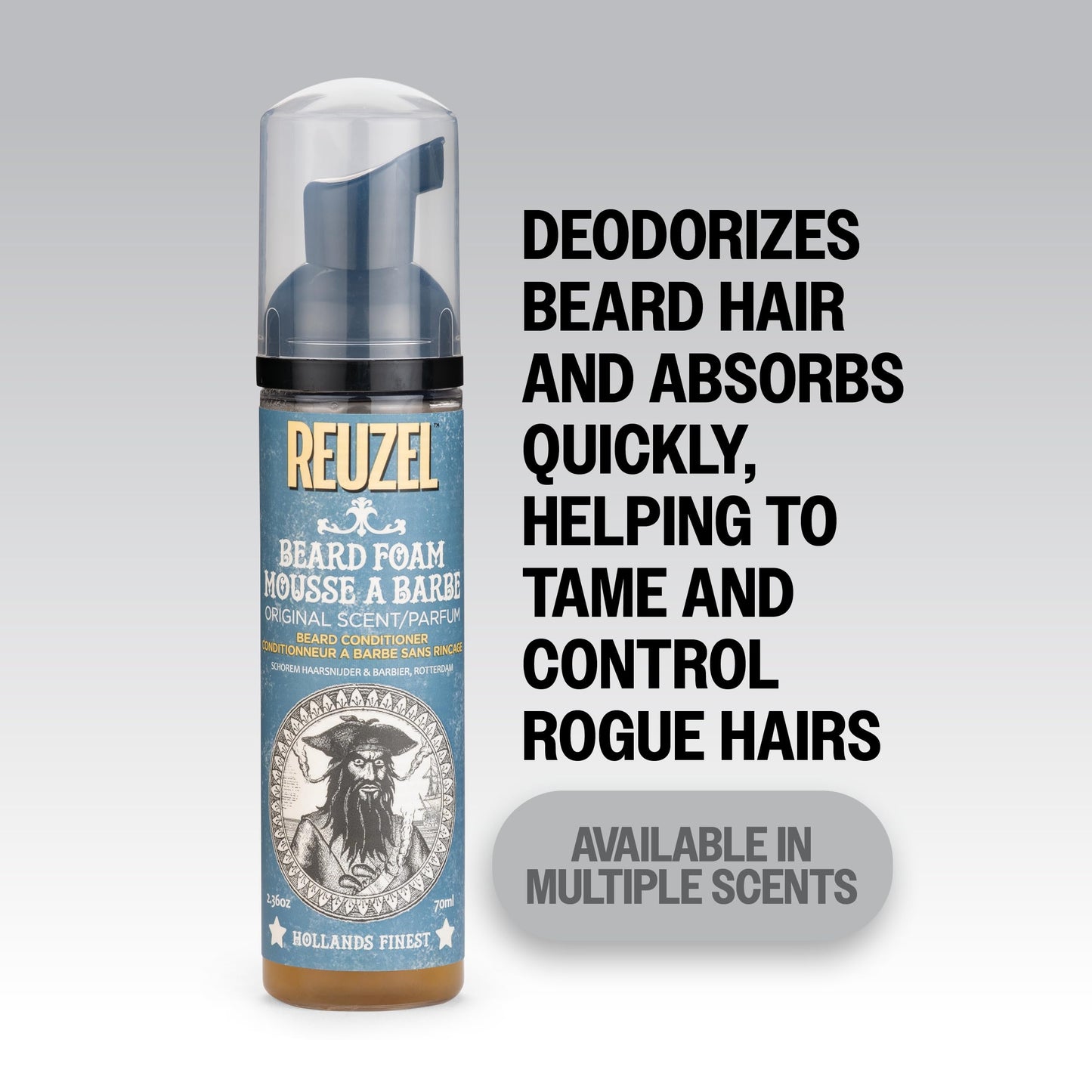 Reuzel Beard Foam, Reduces Beardruff And Itchy Skin, 2.36 Oz Beauty & Personal Care REUZEL