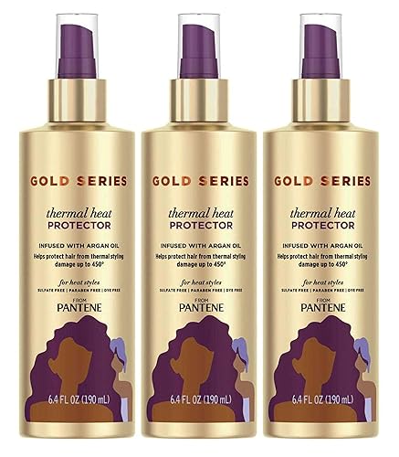 Pantene Gold Series Thermal Heat Protector 6.4 Ounce Pump (Pack of 3) Beauty & Personal Care Pantene