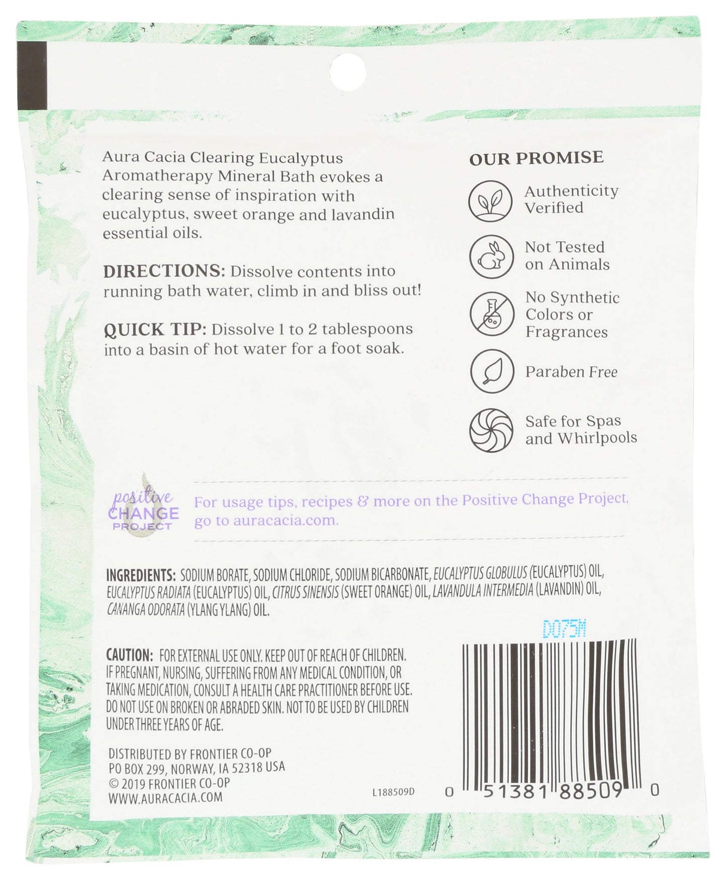 Aura Cacia, Mineral Bath Eucalyptus, 2.5 Ounce Beauty & Personal Care Aura Cacia