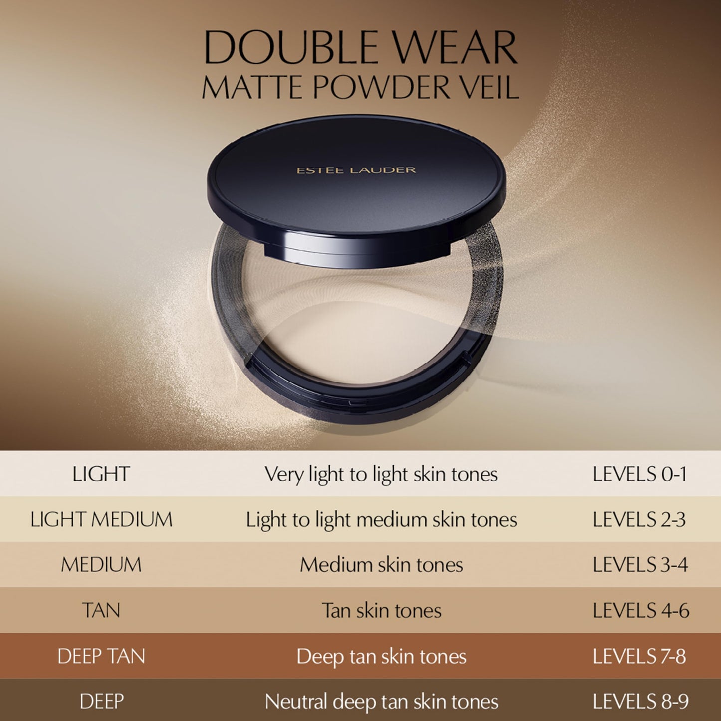 Estée Lauder Double Wear Stay-in-Place Matte Setting Powder Veil | Pressed Setting Face Powder Compact with Puff | Oil-Control with Sheer Coverage Beauty & Personal Care Estée Lauder