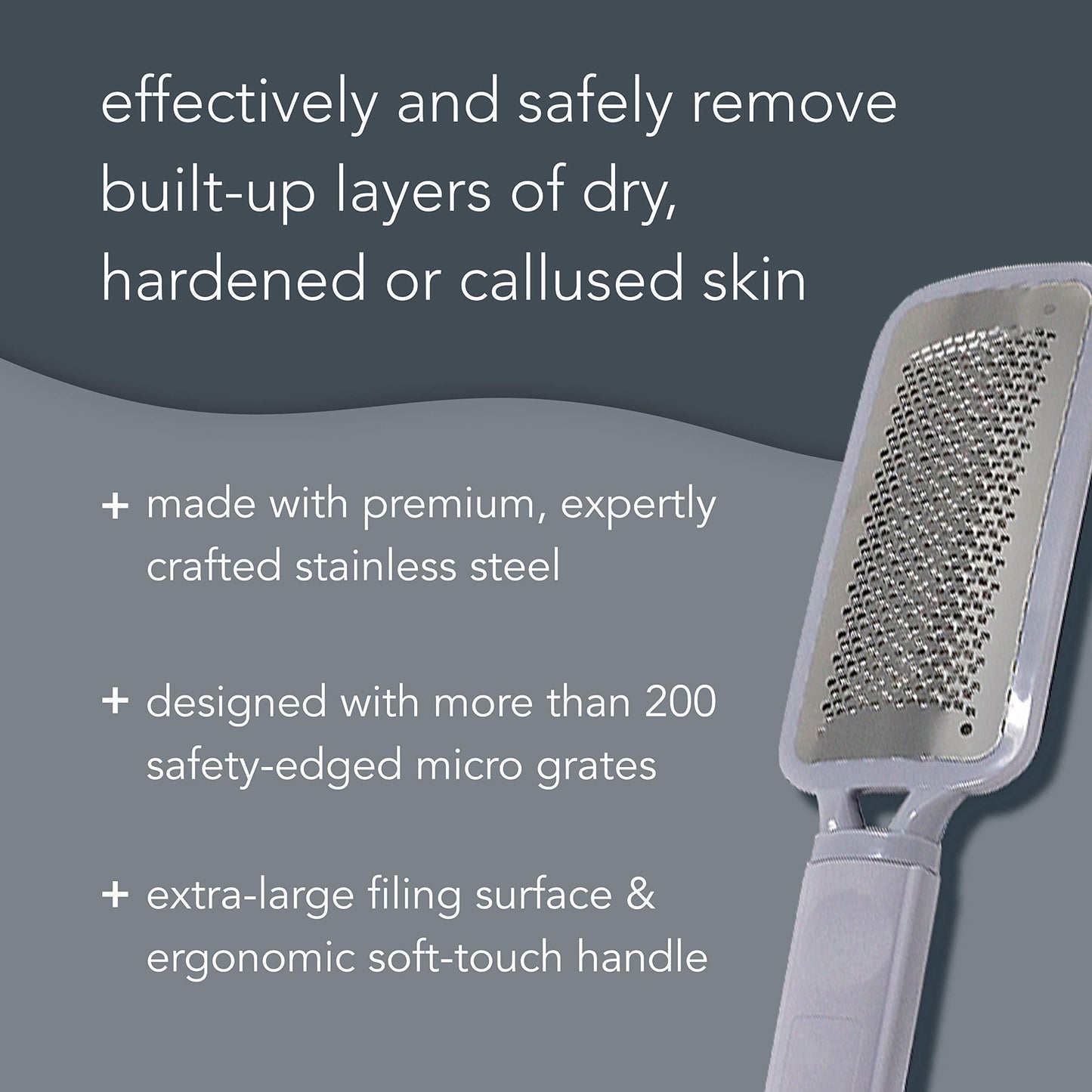 Barefoot Scientist The Gratest Professional Micro-Grated XL Rasp, Remove Hard Skin and Calluses, Relieve Dry, Cracked Heels Beauty & Personal Care Barefoot Scientist