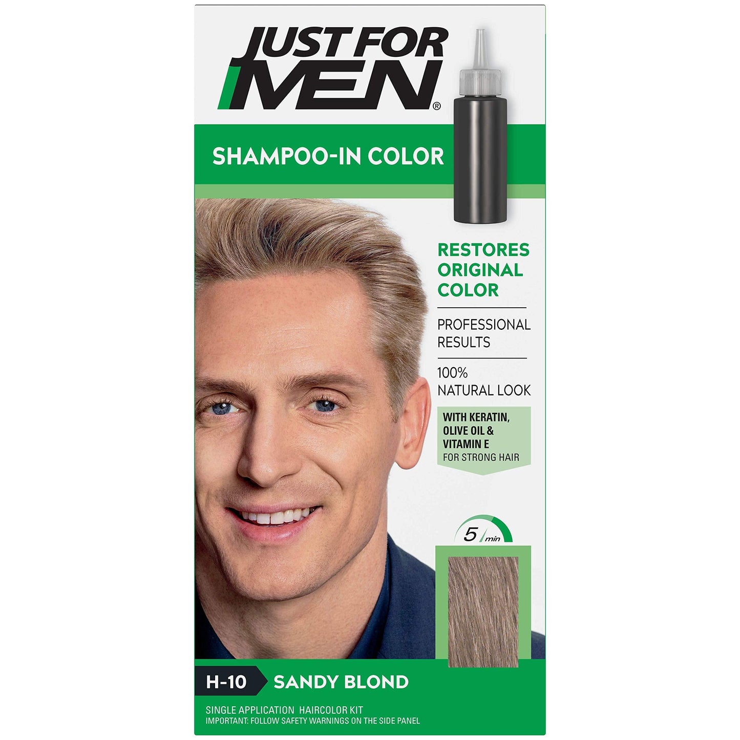 Just For Men Hair Color H-10 Sandy Blond 1 Ea (Pack Of 7) Beauty & Personal Care Just for Men