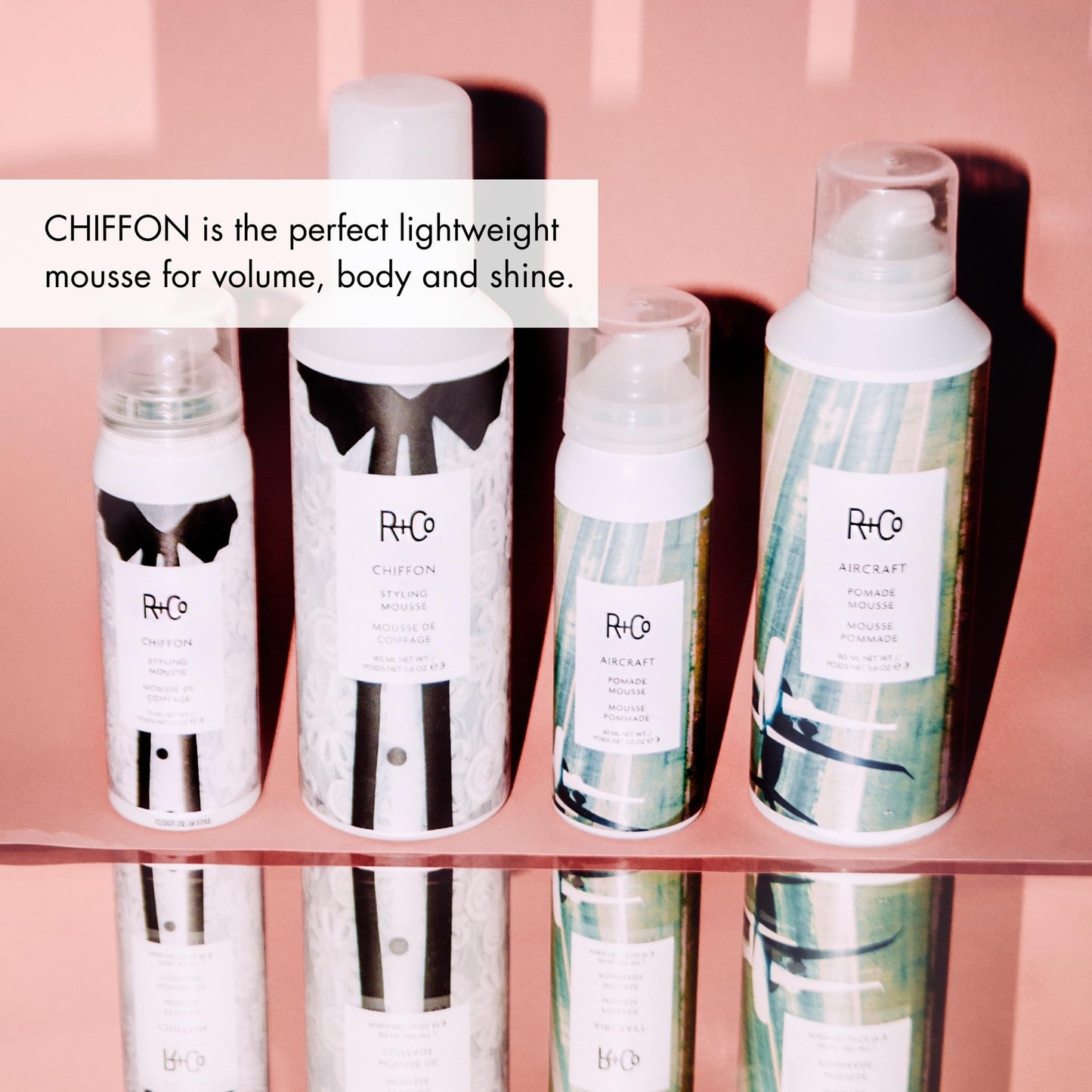 R+Co Chiffon Styling Mousse 165 ml / 5.6 oz Beauty & Personal Care R+Co