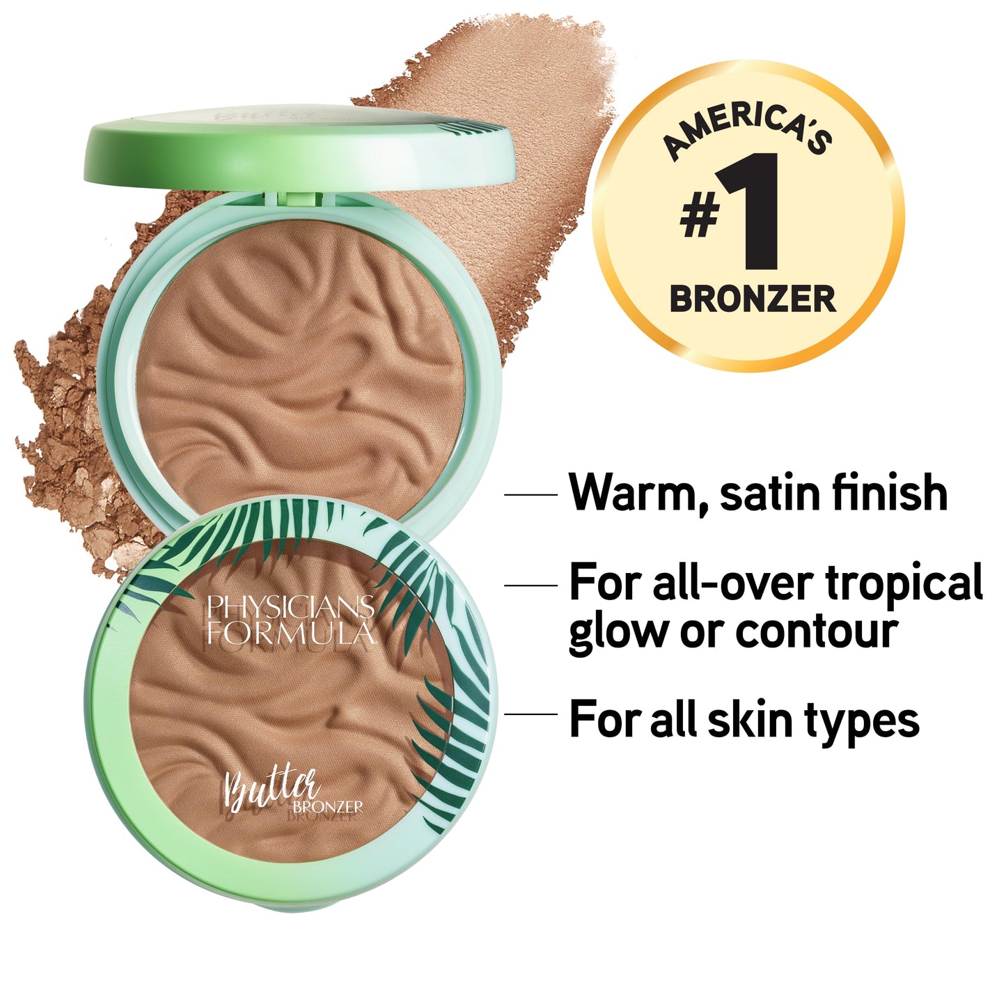 Physicians Formula Murumuru Butter Bronzer, Moisturizing, Nourishing Blend for Silky All-Day Luminous Glow, Dermatologist Tested, Hypoallergenic Beauty & Personal Care Physicians Formula
