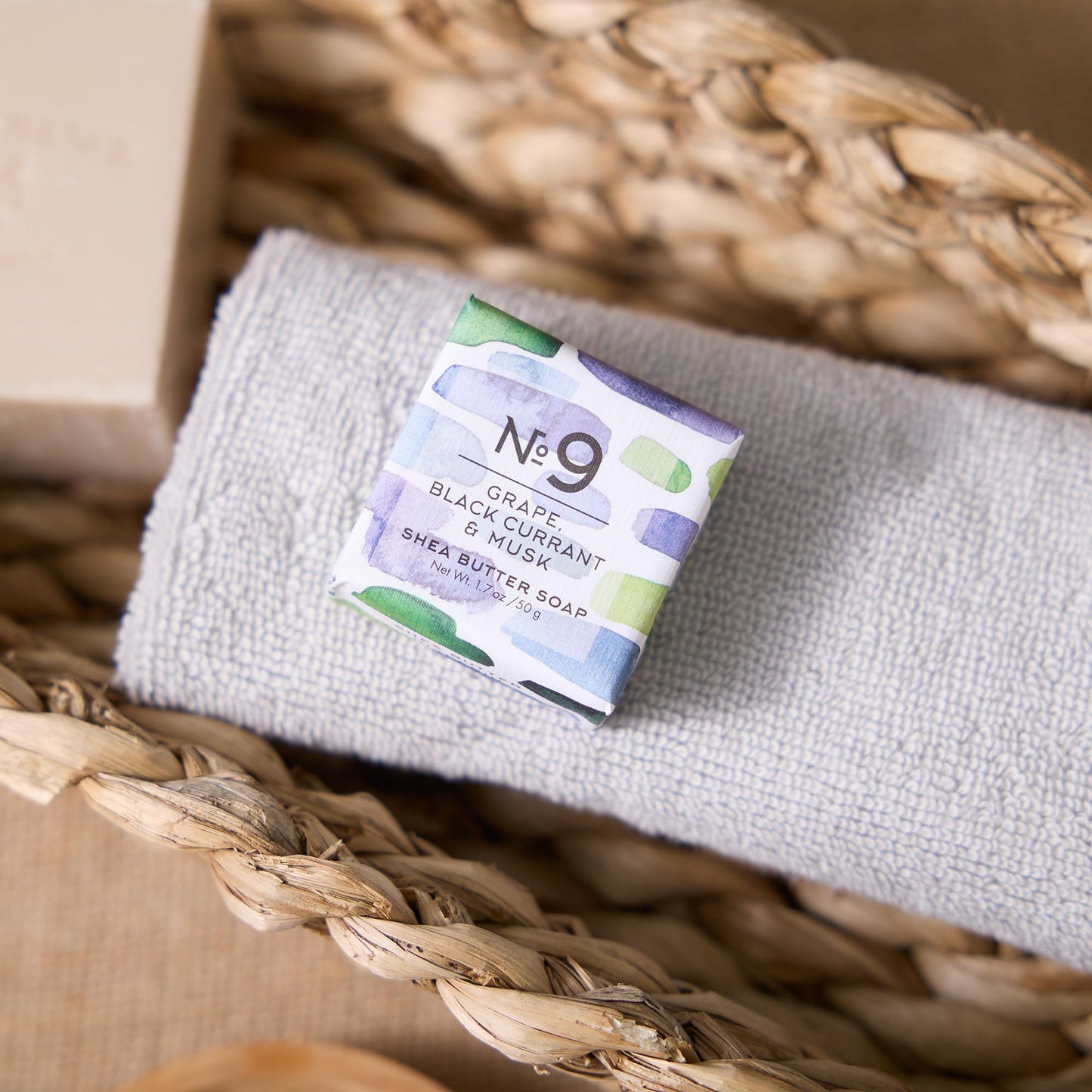 Via Mercato Travel Sized Italian Soap Bar (50g) - No. 9 Grape, Black Current & Musk Beauty & Personal Care Via Mercato