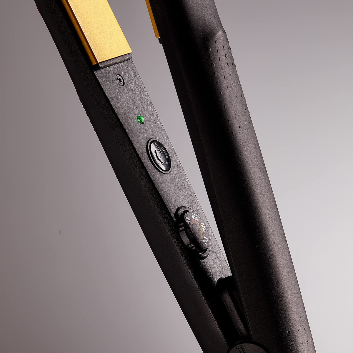 Red by Kiss Ceramic Tourmaline Professional Flat Iron - 1” Hair Straightener with Temperature Control up to 450°F, Anti-Frizz & Heat Damage