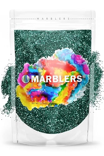 MARBLERS Twinkle Glitter [Green Garnet] 3oz (85g) | Fine | Non-Toxic, Vegan, Cruelty-Free | Face, Body, Eyeshadow, Hair, Festival, Party Makeup | Nail Beauty & Personal Care MARBLERS