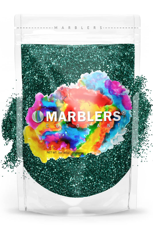 MARBLERS Twinkle Glitter [Green Garnet] 3oz (85g) | Fine | Non-Toxic, Vegan, Cruelty-Free | Face, Body, Eyeshadow, Hair, Festival, Party Makeup | Nail Beauty & Personal Care MARBLERS