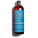 Cove Castile Soap Unscented - 1 Liter / 33.8 fl oz - Organic Argan, Jojoba, and Hemp Oils Beauty & Personal Care Cove