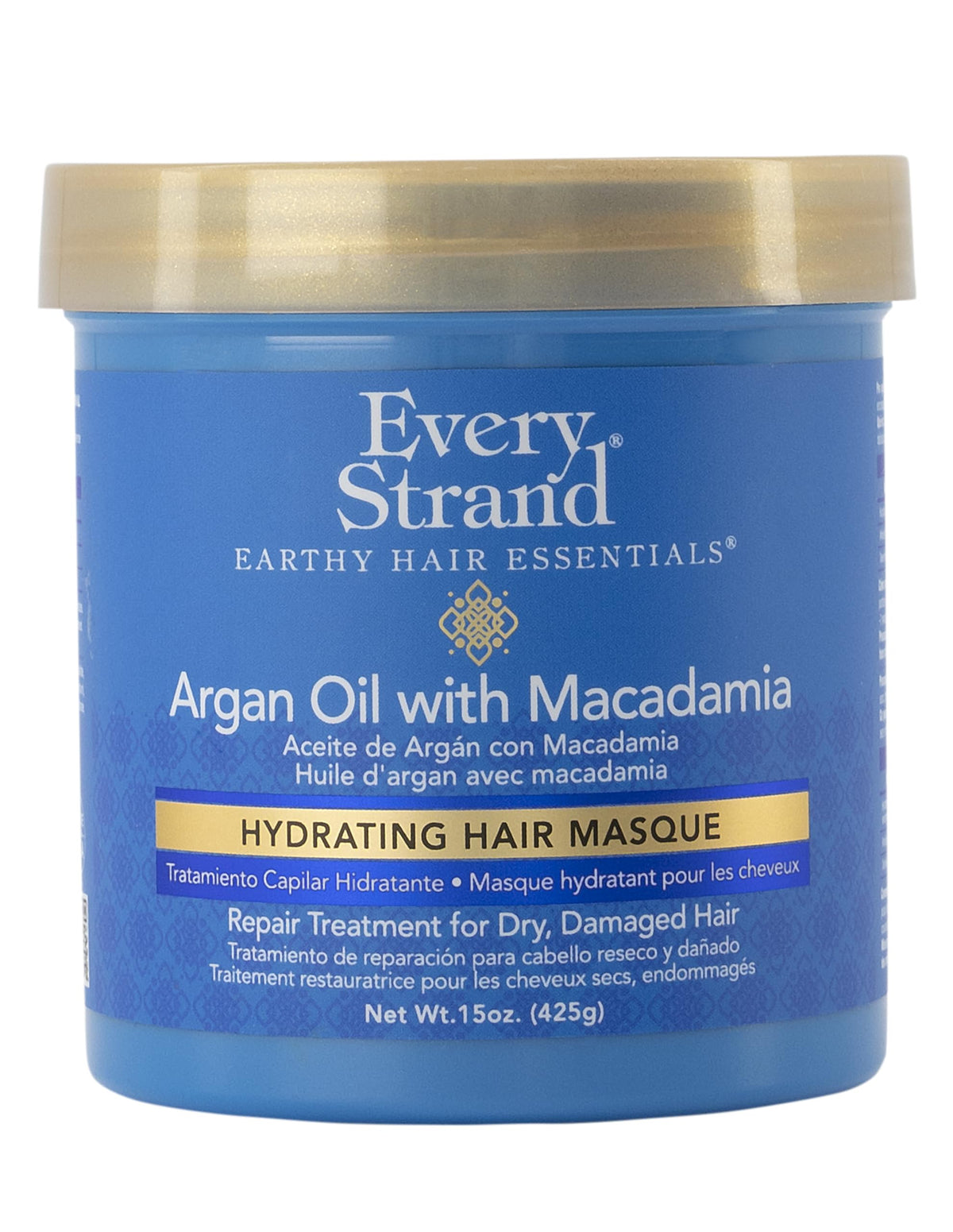 Every Strand Argan Oil With Macadamia Hydrating Hair Masque, 15 Oz