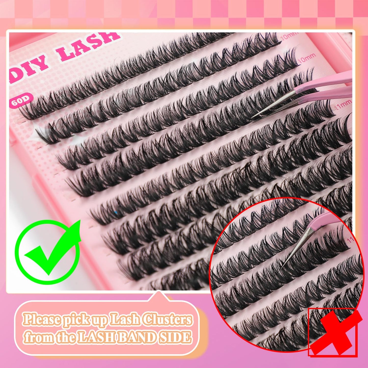 Lash Clusters Kit, 560 Pcs Eyelashes Clusters Kit 9-16mm Individual Lash Extension Kit D Curl Fluffy Wispy False Eyelashes (30D+40D, Lash Clusters) Beauty and Personal Care ISTGIFT