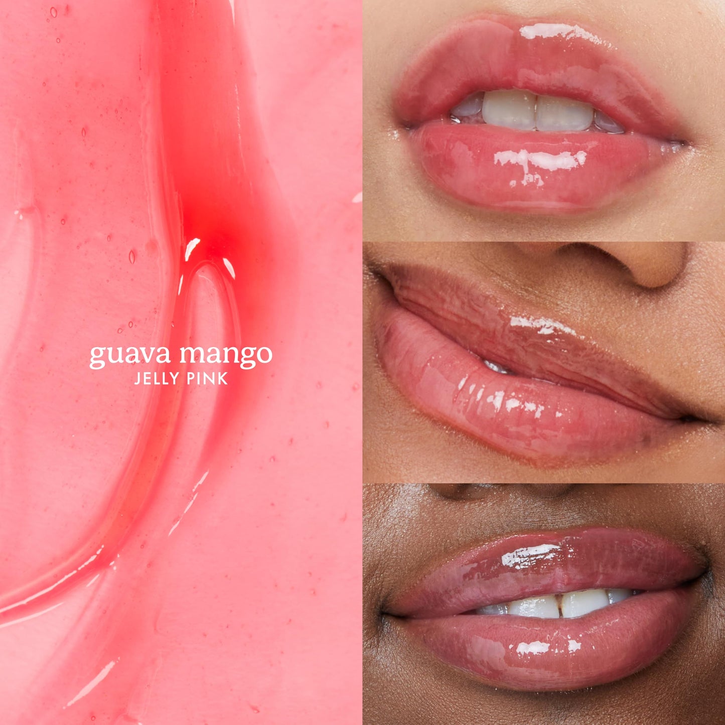 ESW Beauty Guava Mango Smoothie Lip Treatment - Light Pink Tint with Shea Butter, Peptides, Guava & Mango for Advanced Smoothing & Collagen Boost Beauty & Personal Care ESW Beauty