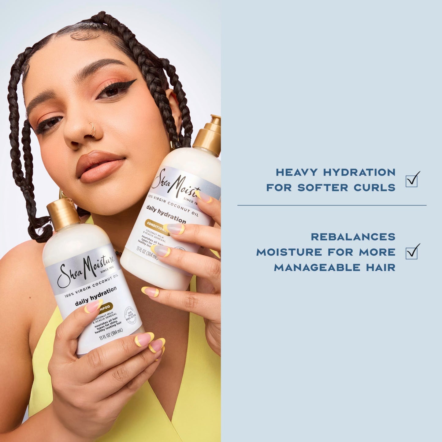 Shea Moisture 100% Virgin Coconut Oil Conditioner 13 Ounce (384ml) (2 Pack) Beauty & Personal Care SheaMoisture