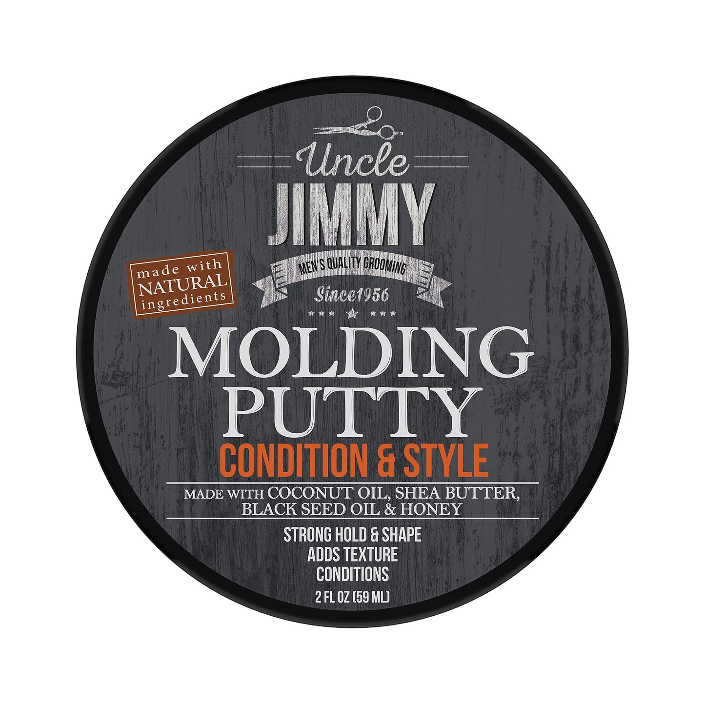 Uncle Jimmy Products Molding Putty Flexible Hold, No Shine, Sculpting & Styling Putty, Long Lasting Definition & Texture, No Flakes, All Hair Types 2 Beauty & Personal Care Uncle Jimmy