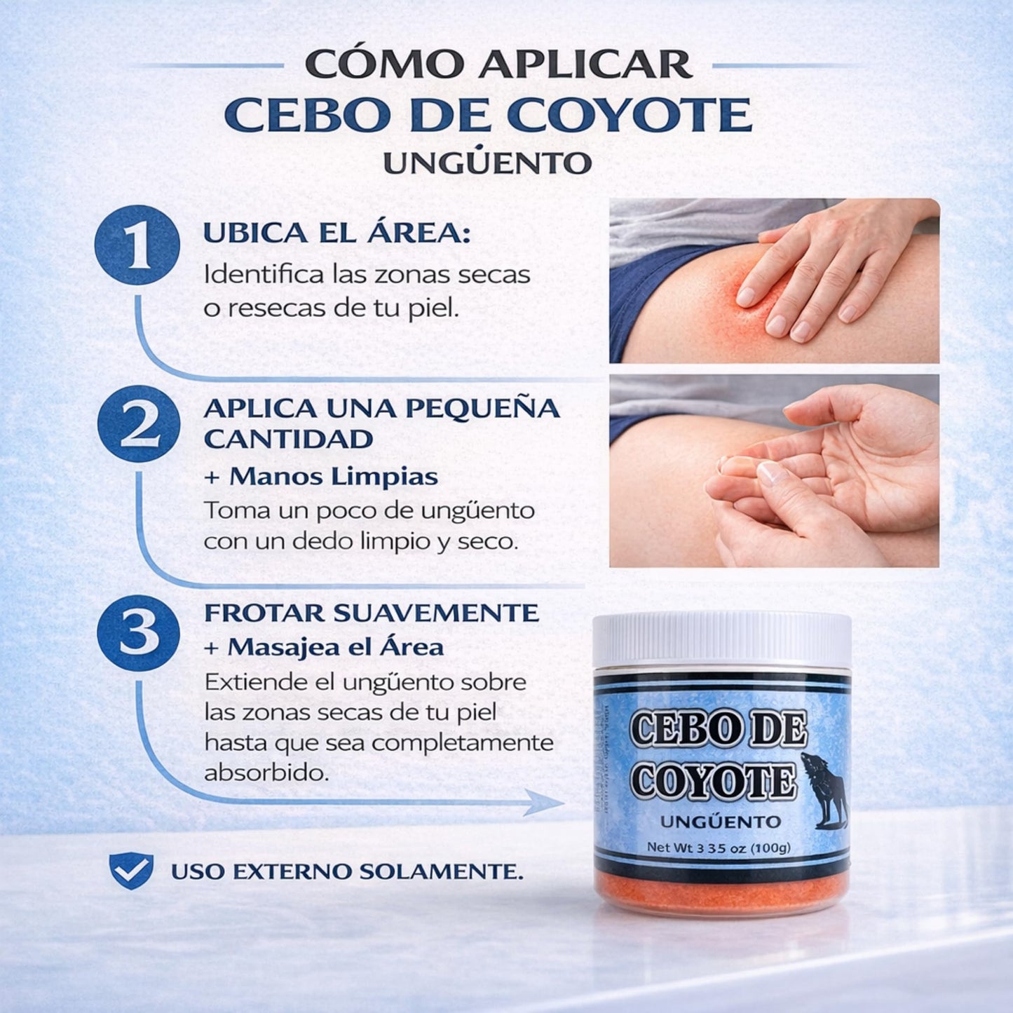 Alma Belleza Cebo de Coyote (Coyote Bait) - 3.5 oz (100g) Cosmetic Ointment | Pomada: Beauty & Personal Care Alma Belleza